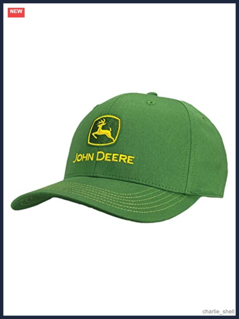 John Deere Moline 112 Fit Snapback Baseball Cap Embroidered Logo